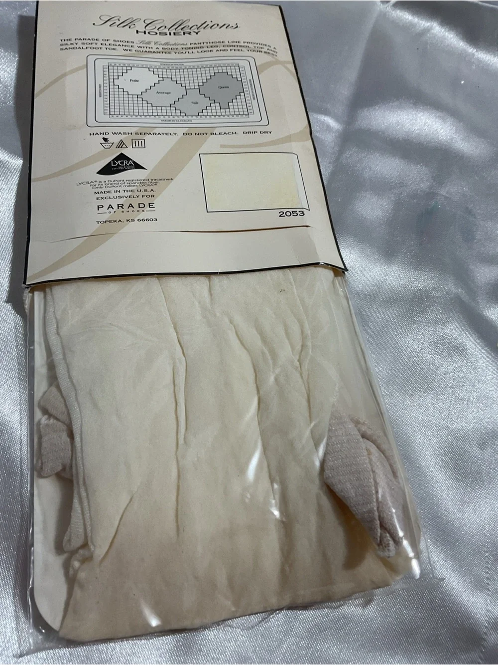 Control Top Sheer Hosiery - Pearl